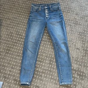 AE Super High Rise Button-Up Jegging